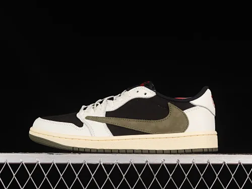 All Categories Air Jordan Jordan Series Basketball Shoes Air Jordan 1 Low OG Version Travis Scott x Air Jordan 1 Low OG AJ1 Joe 1 Joint Overhead DZ4137-106